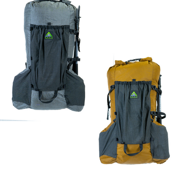 front view of Flight 3 backpack showing UltraStretch front pockets and side water bottle pockets