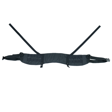 Seek Outside hipbelt, detached from bag on a white background