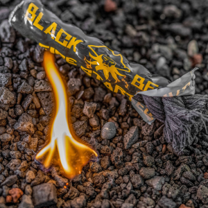 Fire with blackbear firestarter