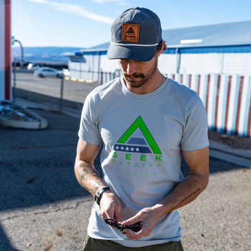Man wearing Grey Hat