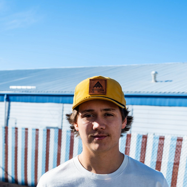 Man wearing Yellow Hat