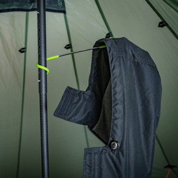 drying hook with jacket