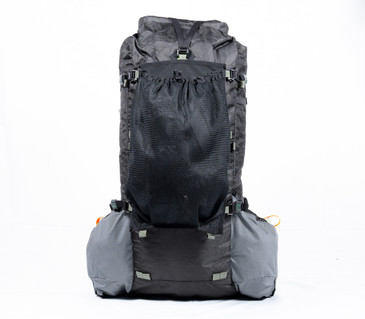 Mesh talon connected to a Seek Outside backpack with gatekeeper compression straps 