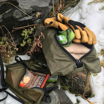 possibles pouch as part of a gear organizational system 