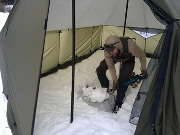 courthouse liner installed in shelter creating a double wall