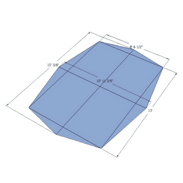 redcliff pyramid tent dimensions