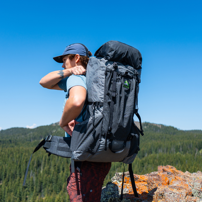 The Flight 3 Top Lid accessory, designed to integrate with the pack's roll-top closure system.