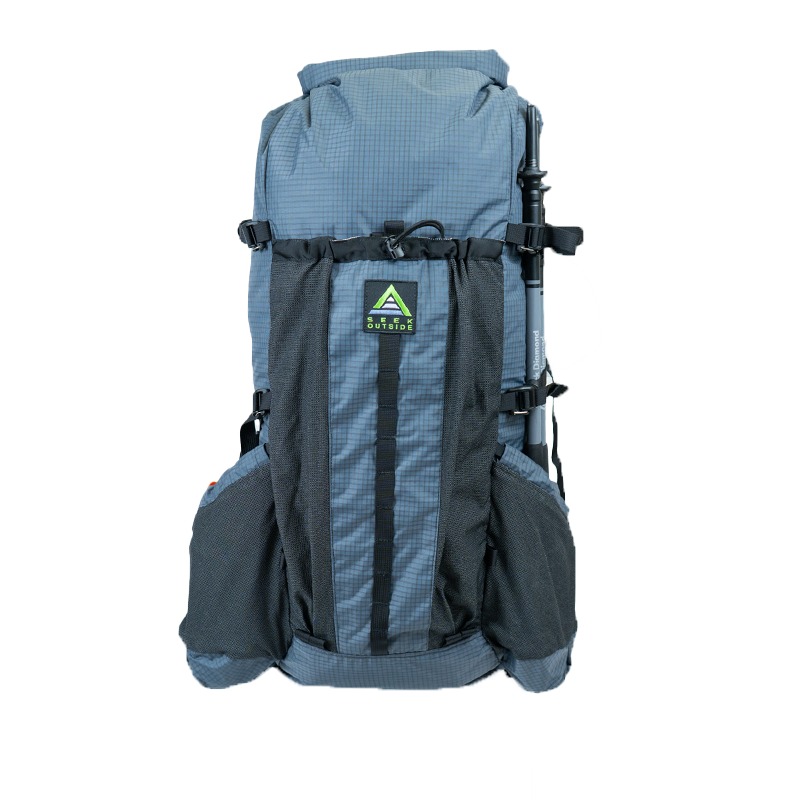 front view of a Gila backpack on a white background