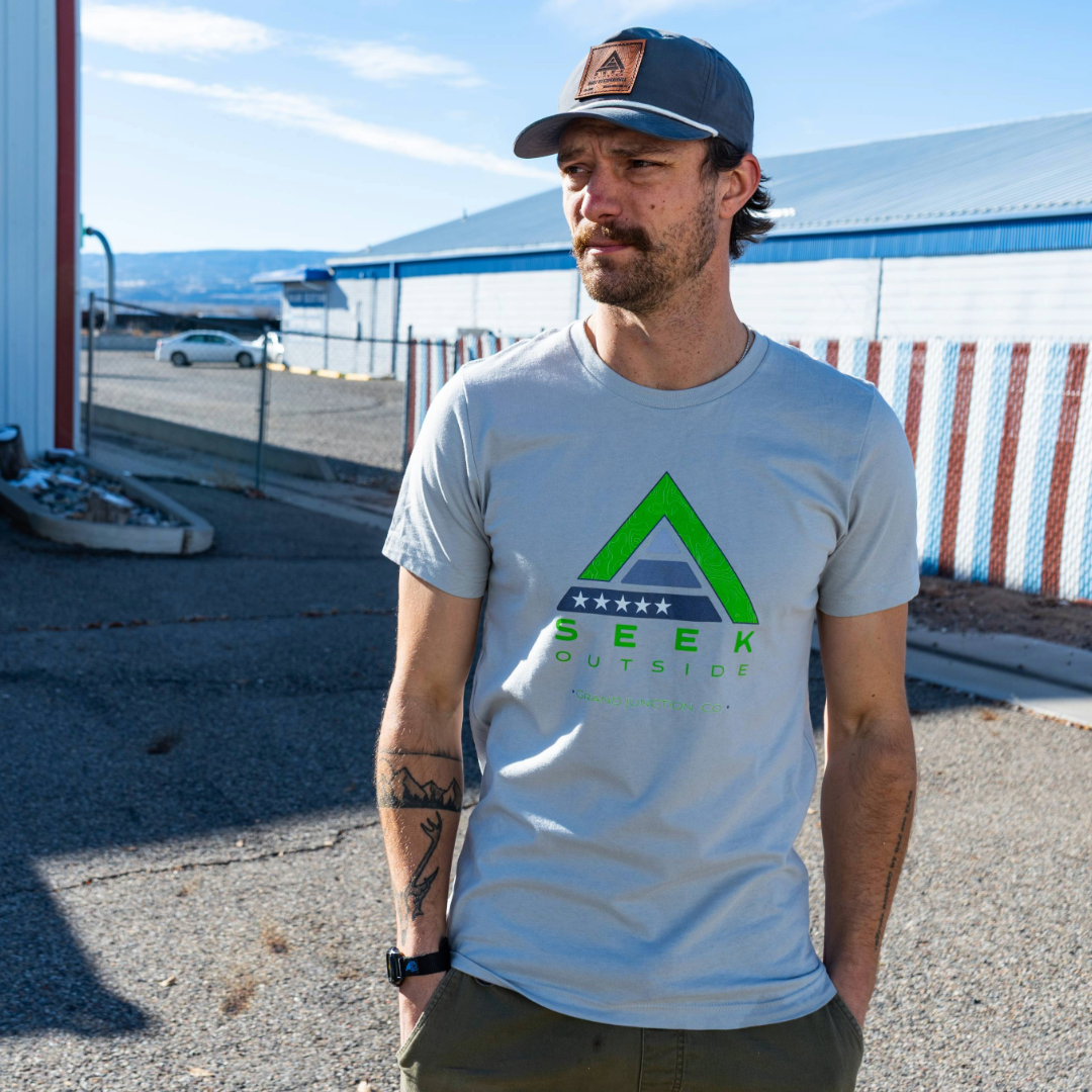 Man wearing t shirt