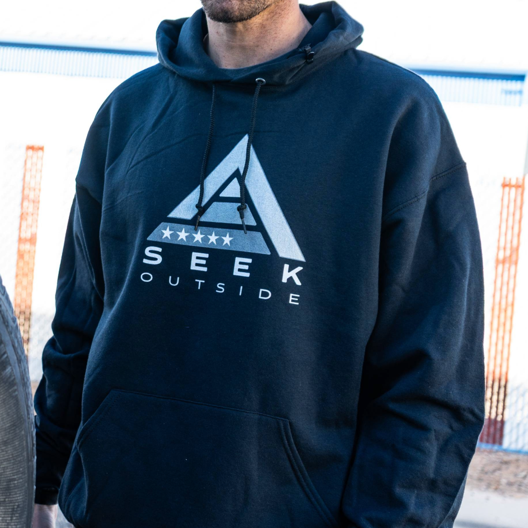 Man Wearing Black Hoodie