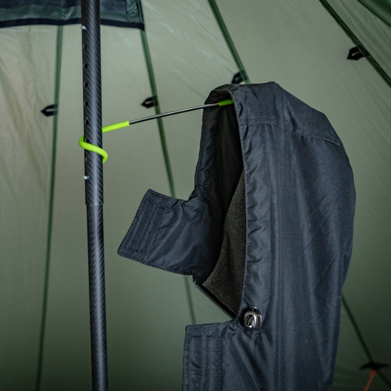 drying hook with jacket