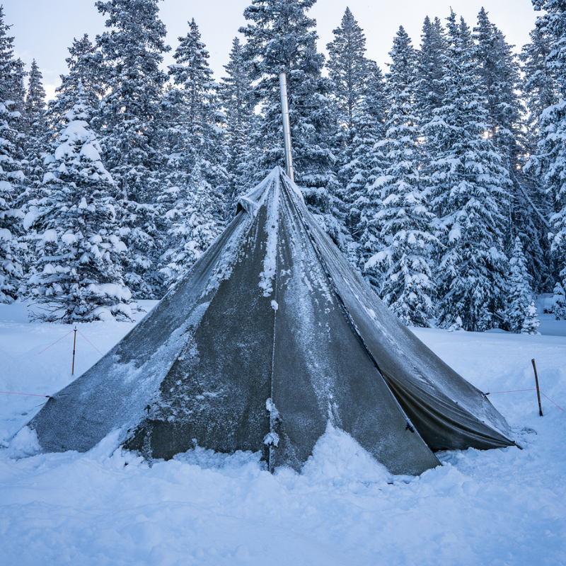 12 person winter camping