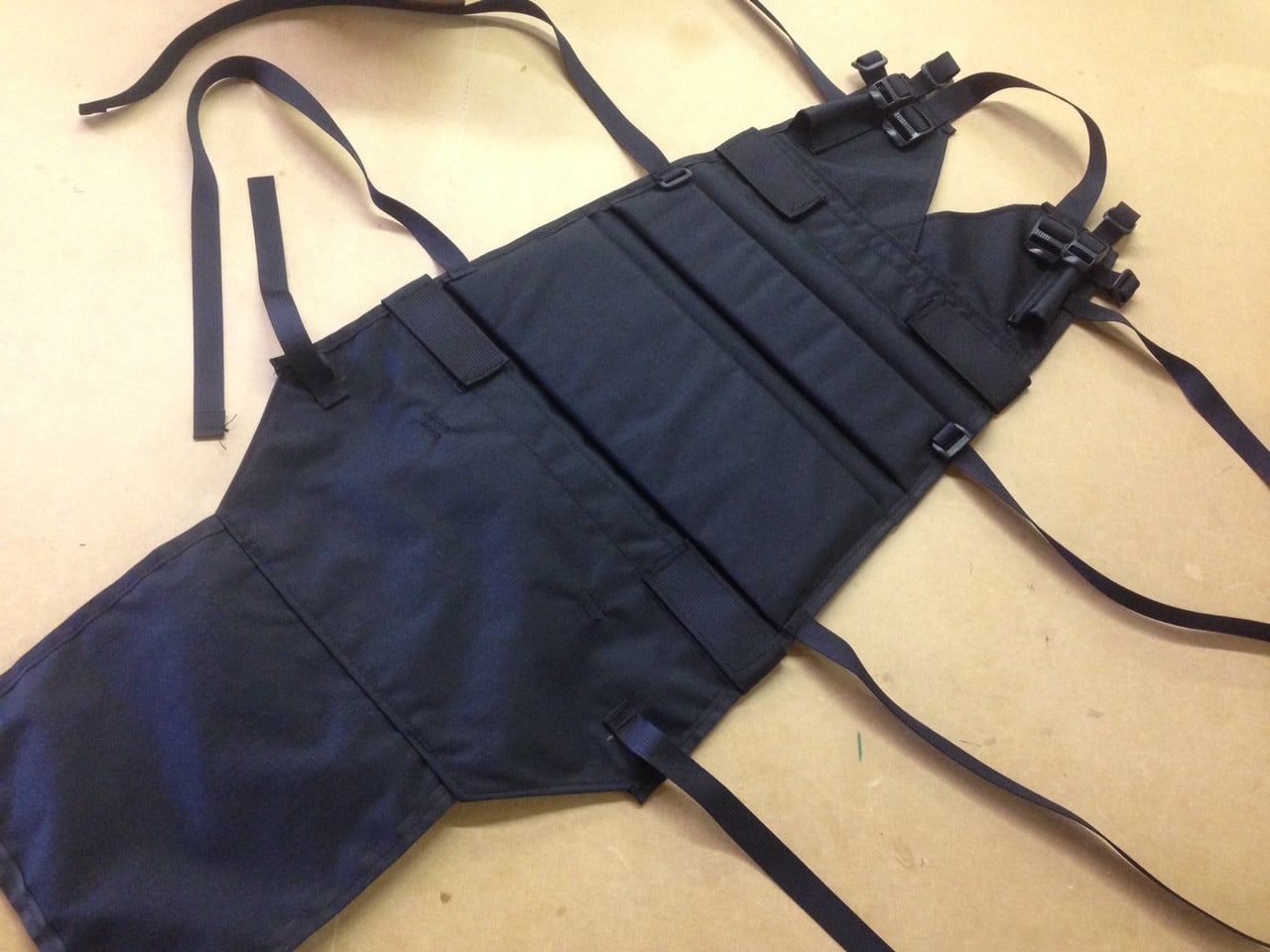 revolution frame panel with six compressions traps laid out on a table