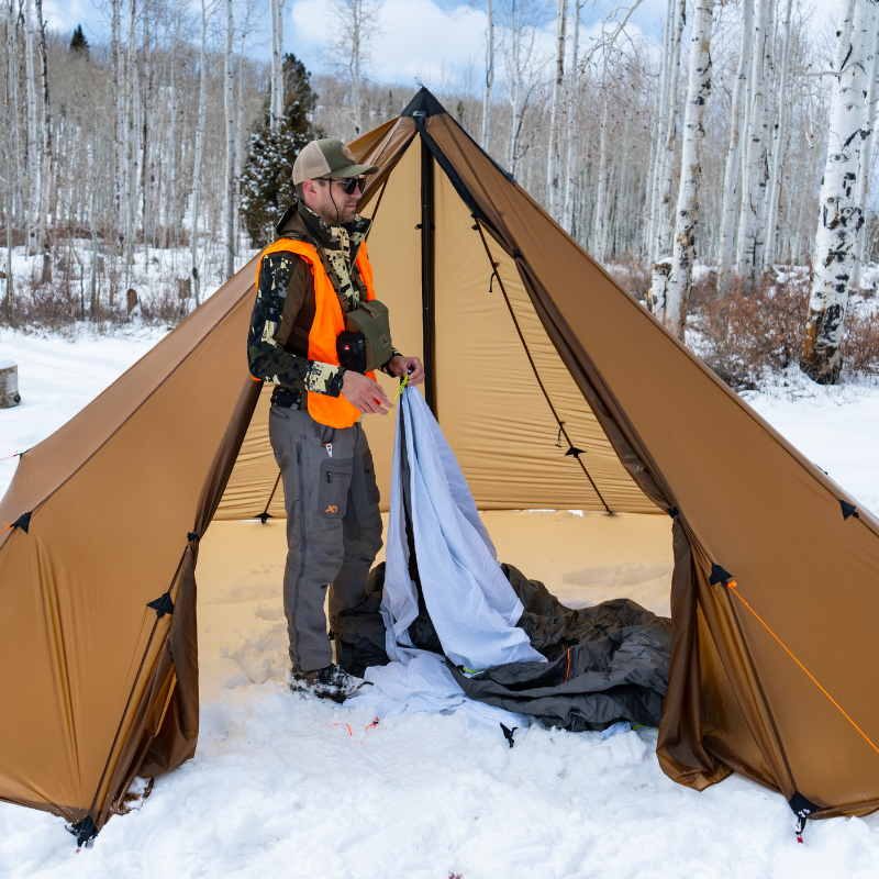 Redcliff brown winter snow