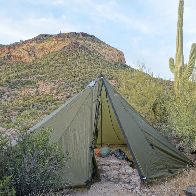 Redcliff Green hunting tent