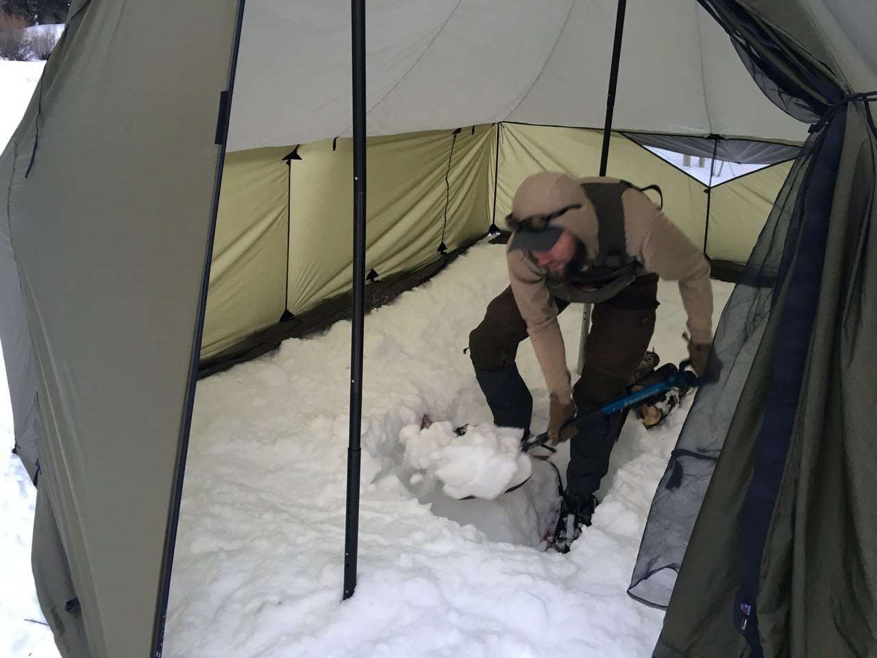 courthouse liner installed in shelter creating a double wall
