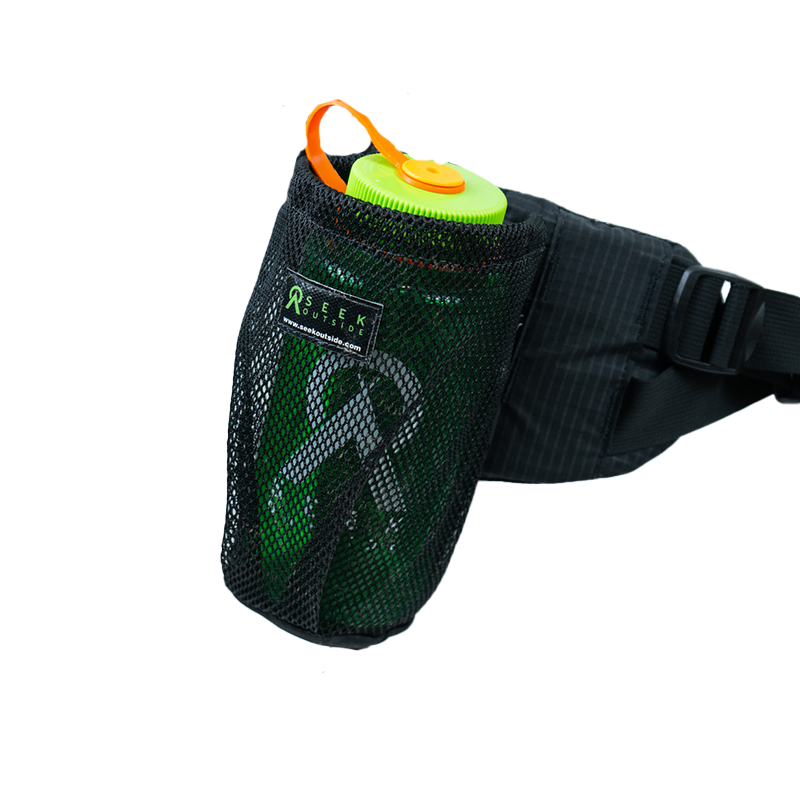 hip belt bottle holster with MOLLE and PALS system for secure carry