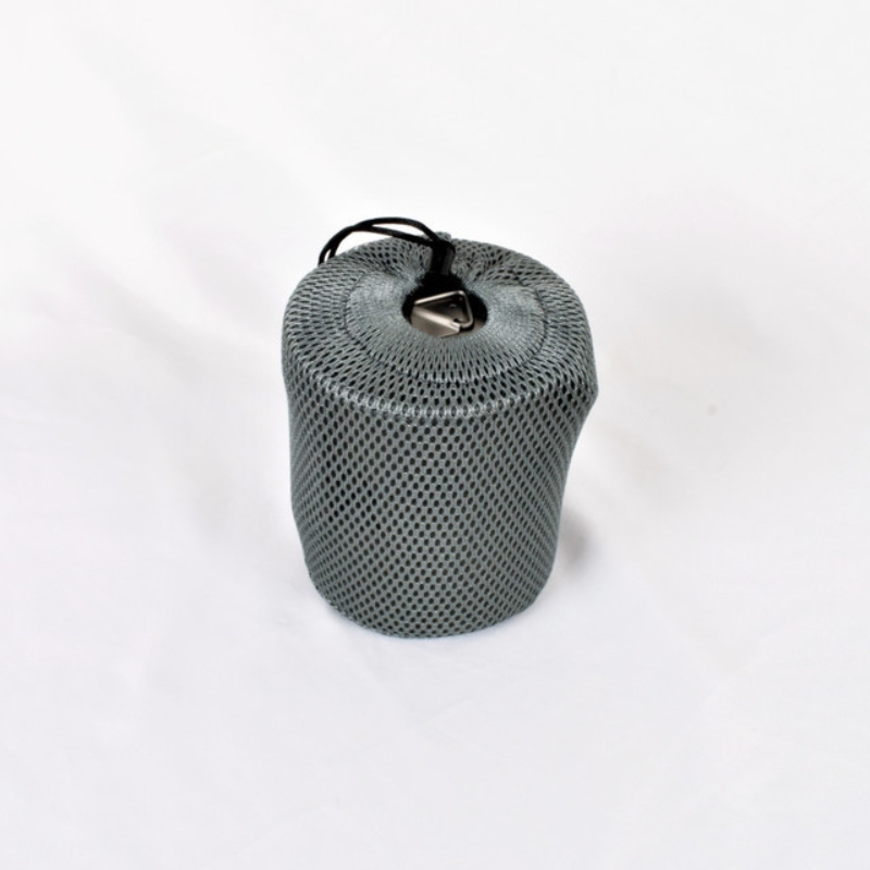 Titanium bail handle mug with lid and stuff sack showing 500 ml capacity