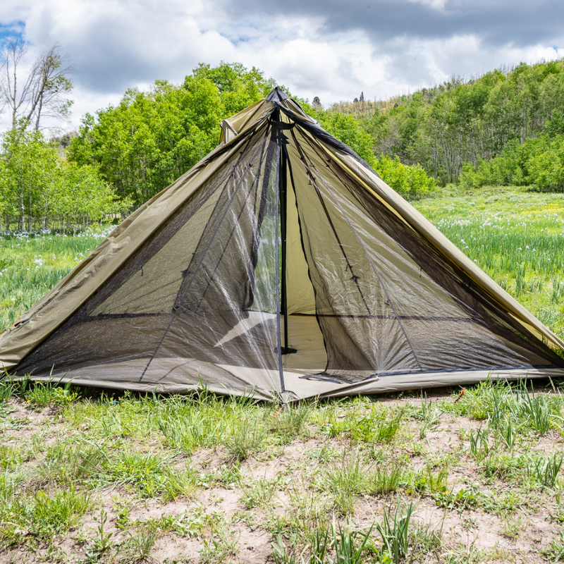 Redcliff full nests bug protection pitched inside Redcliff tent