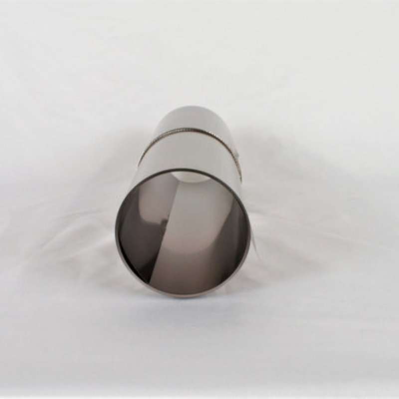 Ultralight titanium roll up stove pipe
