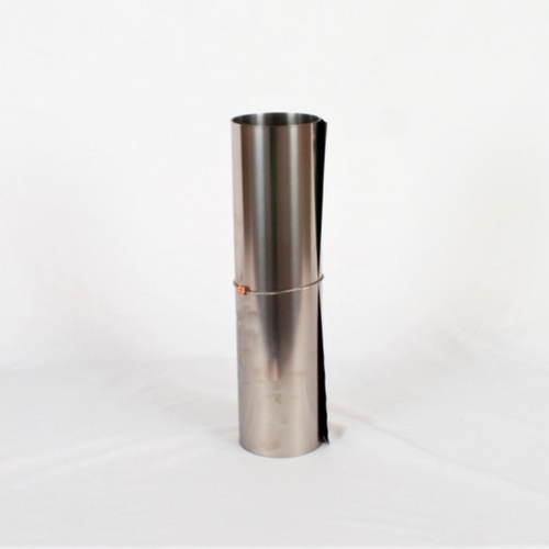 11.7 inch wide titanium stove pipe, rolled up