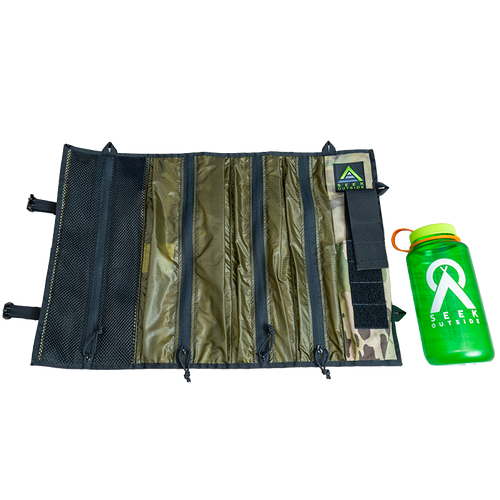Xl Flat roll  next to nalgene