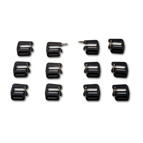 6 left and 6 right 3/4 inch gate keeper clips.