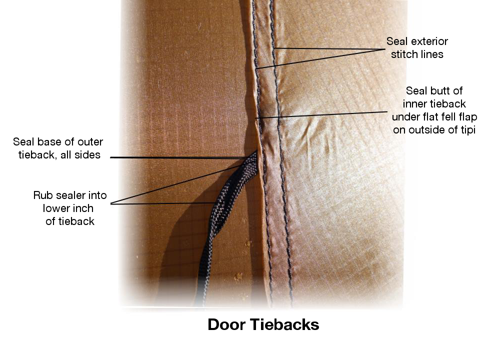 Tipi Seam Sealing Step by Step Guide Seek Outside