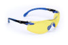 3M Solus 1000-Series S1103SGAF, Black/Blue, Amber Scotchgard Anti-fog Lens 20 EA/Case