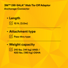 3M DBI-SALA Web Tie-Off Adaptor - 1002010