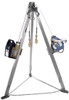 7' Aluminum tripod with 50' retrieval SRL and SALALIFT II Winch