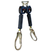 3M DBI-SALA 6 ft. Class 1 Nano-Lok Twin-Leg Self Retracting Lifeline - Web Swivel Snap Hook - 3100552