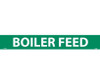 Pipemarker - Boiler Feed - 2X14 - 1 1/4 Letter - PS Vinyl - A1283G