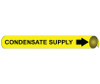 Pipemarker Precoiled - Condesate Supply B/Y - Fits 3/4"-1" Pipe - A4027