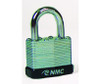 Padlock Laminated Black 3/4" Shackle