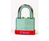Padlock Laminated Red 3/4" Shackle