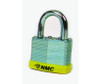 Padlock - Laminated - Yellow - 3/4" Shackle - MPSY