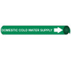 Pipemarker Precoiled Domestic Cold Water Supply W/G Fits 1 1/8"-2 3/8" Pipe