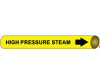 Pipemarker Precoiled - High Pressure Steam B/Y - Fits 1 1/8"-2 3/8" Pipe - B4059