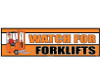 Banner - Watch For Forklifts - 3Ft X 10Ft - BT33