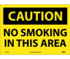 Caution No Smoking In This Area 10X14 Ps Vinyl