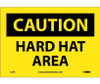 Caution Hard Hat Area 7X10 Ps Vinyl