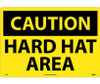 Caution: Hard Hat Area - 14X20 - Rigid Plastic - C31RC