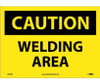 Caution: Welding Area - 10X14 - PS Vinyl - C362PB