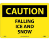 Caution: Falling Ice And Snow - 10X14 - .040 Alum - C380AB
