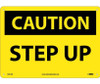 Caution: Step Up - 10X14 - .040 Alum - C401AB