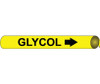 Pipemarker Precoiled - Glycol B/Y - Fits 2 1/2"-3 1/4" Pipe - C4050