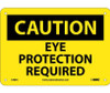 Caution: Eye Protection Required - 7X10 - .040 Alum - C485A