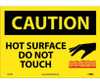 Caution: Hot Surface Do Not Touch - Graphic - 10X14 - PS Vinyl - C525PB