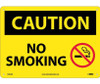 Caution: No Smoking - Graphic - 10X14 - .040 Alum - C564AB